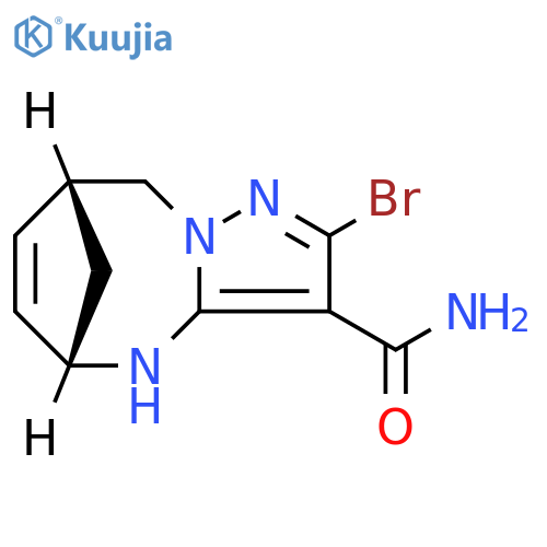 (5S,8R)-2-Bromo-4,5,8,9-tetrahydro-5,8-methanopyrazolo[1,5-a][1,3]diazocine-3-carboxamide structure