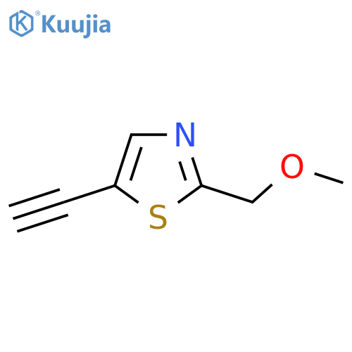 5-Ethynyl-2-(methoxymethyl)-1,3-thiazole structure