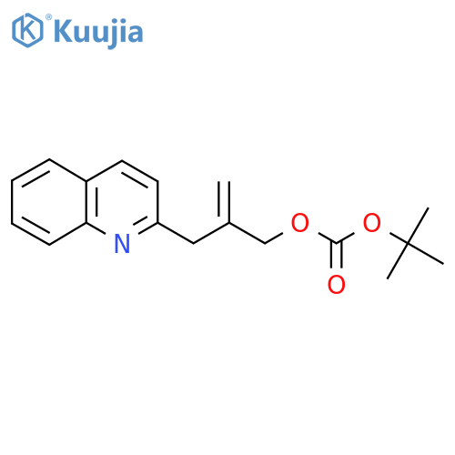 t-Butyl (2-(quinolin-2-ylmethyl)allyl) carbonate structure