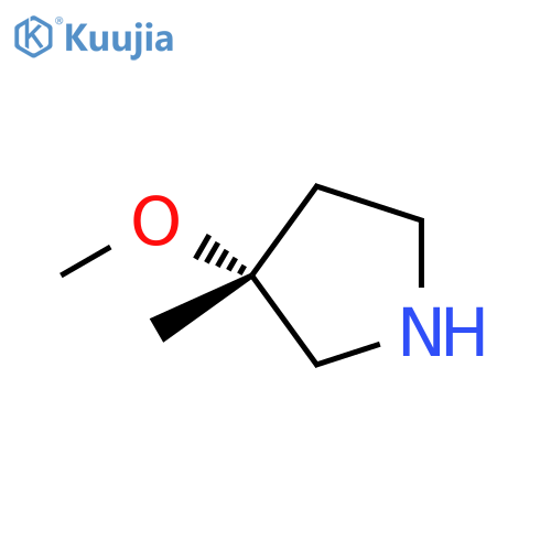 (3R)-3-Methoxy-3-methyl-pyrrolidine structure
