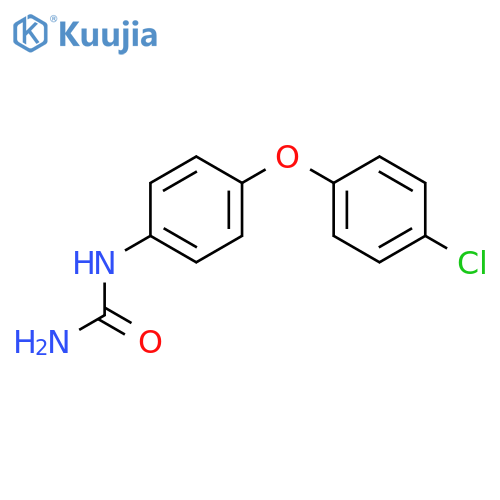 Urea,N-[4-(4-chlorophenoxy)phenyl]- structure