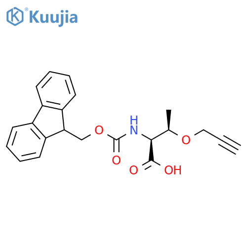 L-Threonine, N-[(9H-fluoren-9-ylmethoxy)carbonyl]-O-2-propyn-1-yl- structure