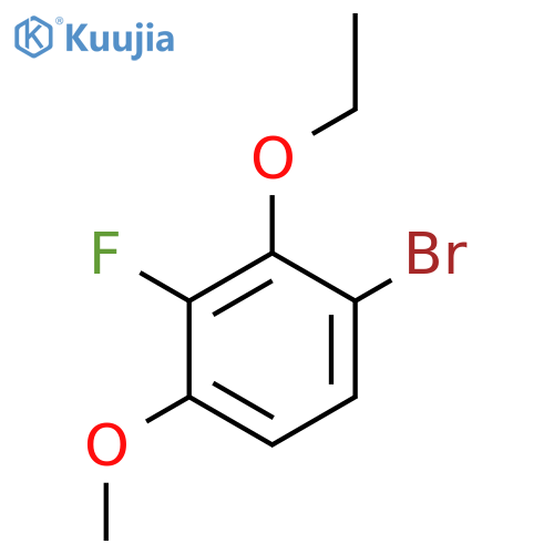 1-Bromo-2-ethoxy-3-fluoro-4-methoxybenZene structure