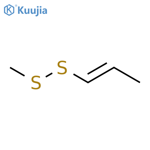 Disulfide, methyl (1E)-1-propenyl structure