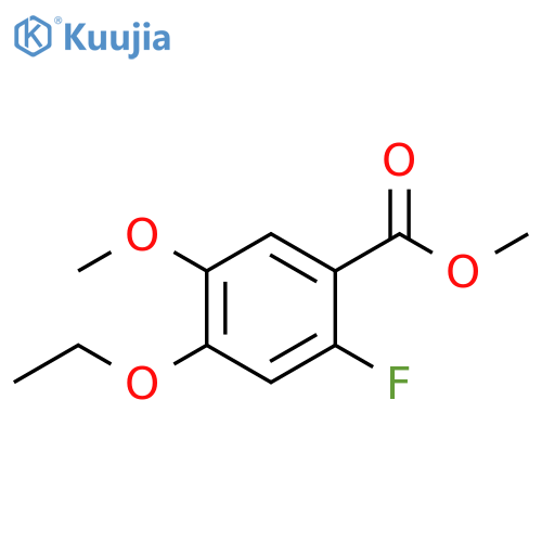 Methyl 4-ethoxy-2-fluoro-5-methoxybenzoate structure