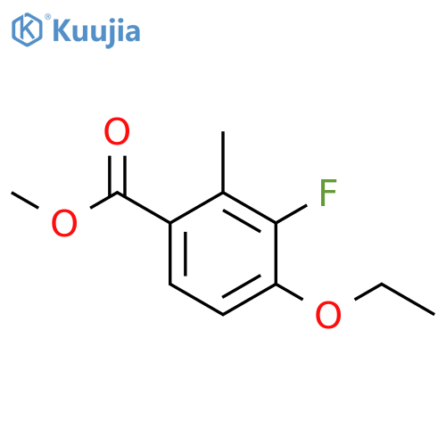 Methyl 4-ethoxy-3-fluoro-2-methylbenzoate structure