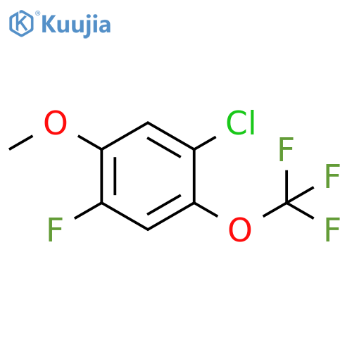 1-chloro-4-fluoro-5-methoxy-2-(trifluoromethoxy)benzene structure