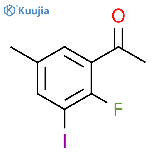 1-(2-Fluoro-3-iodo-5-methylphenyl)ethanone structure