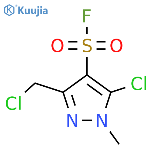5-chloro-3-(chloromethyl)-1-methyl-1H-pyrazole-4-sulfonyl fluoride structure