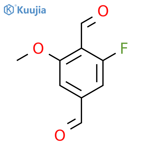 2-Fluoro-6-methoxyterephthalaldehyde structure