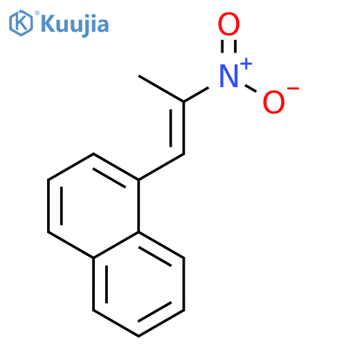 Naphthalene,1-(2-nitro-1-propen-1-yl)- structure