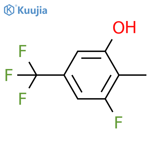 Phenol, 3-fluoro-2-methyl-5-(trifluoromethyl)- structure
