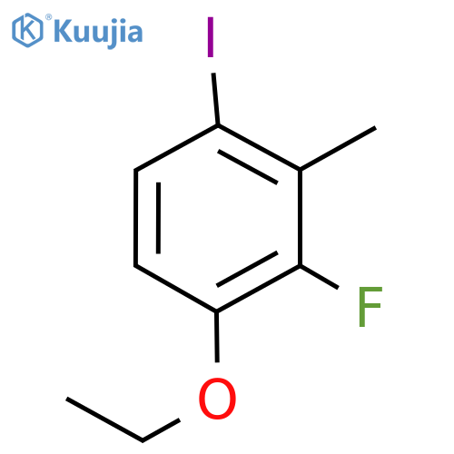 Benzene, 1-ethoxy-2-fluoro-4-iodo-3-methyl- structure