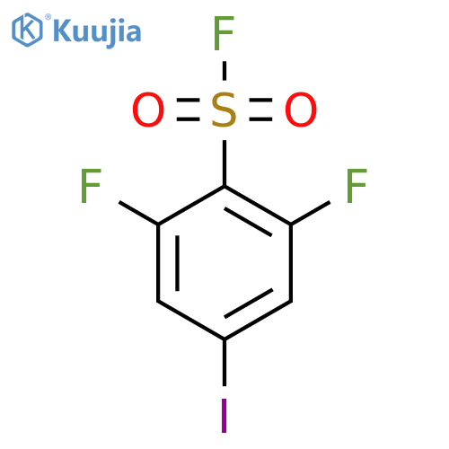 2,6-Difluoro-4-iodobenzene-1-sulfonyl fluoride structure