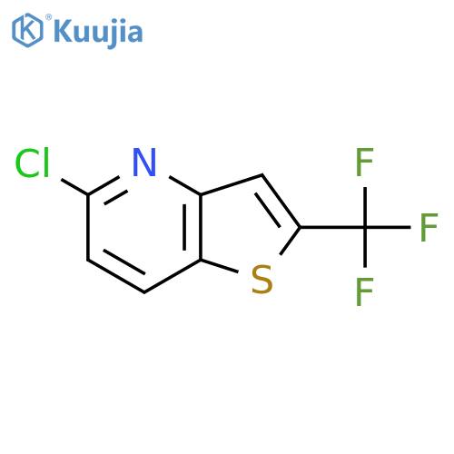 5-Chloro-2-(trifluoromethyl)thieno[3,2-b]pyridine structure