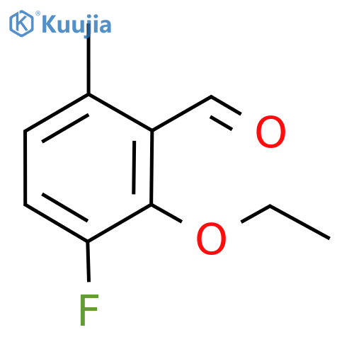 2-Ethoxy-3-fluoro-6-methylbenzaldehyde structure