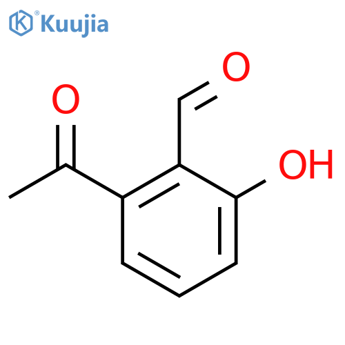 2-Acetyl-6-hydroxybenzaldehyde structure