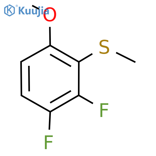 (2,3-Difluoro-6-methoxyphenyl)(methyl)sulfane structure