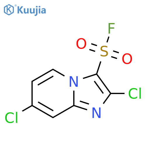 2,7-Dichloroimidazo[1,2-a]pyridine-3-sulfonyl fluoride structure