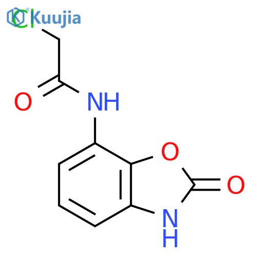 2-Chloro-N-(2-oxo-3H-1,3-benzoxazol-7-yl)acetamide structure