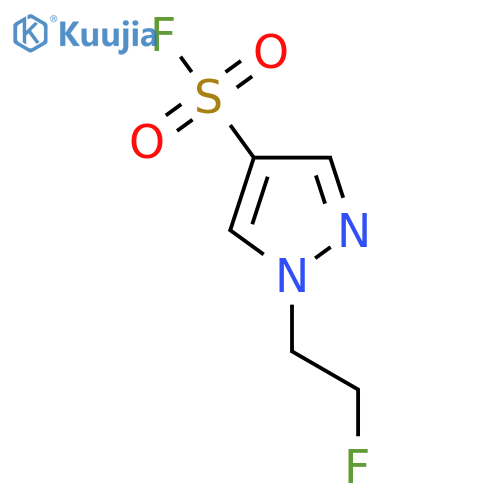 1-(2-fluoroethyl)-1H-pyrazole-4-sulfonyl fluoride structure