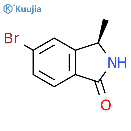 (R)-5-Bromo-3-methyl-2,3-dihydro-isoindol-1-one structure