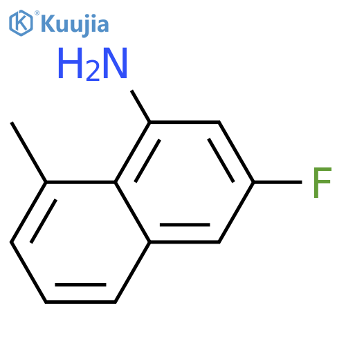 3-fluoro-8-methyl-naphthalen-1-amine structure