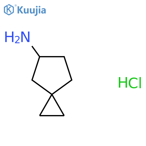 Spiro[2.4]heptan-6-amine;hydrochloride structure