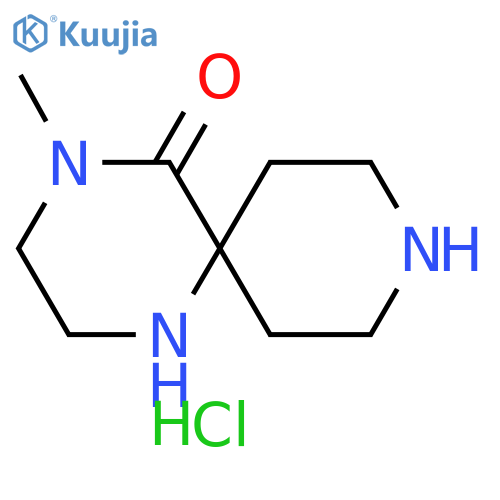 4-methyl-1,4,9-triazaspiro[5.5]undecan-5-one;dihydrochloride structure