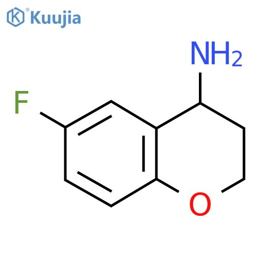 6-fluorochroman-4-amine structure