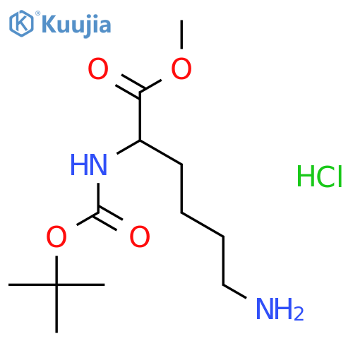 H-Lys(Boc)-OMe hydrochloride structure