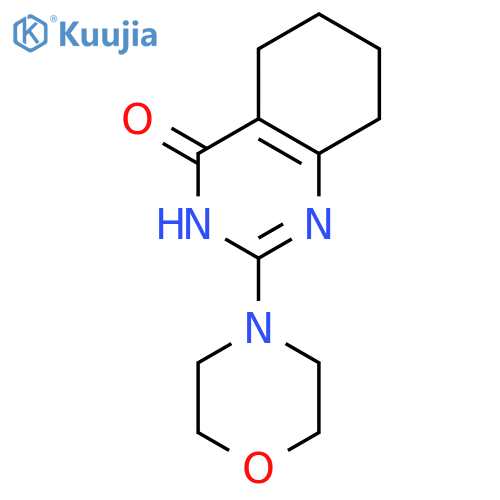 4(3H)-Quinazolinone,5,6,7,8-tetrahydro-2-(4-morpholinyl)- structure
