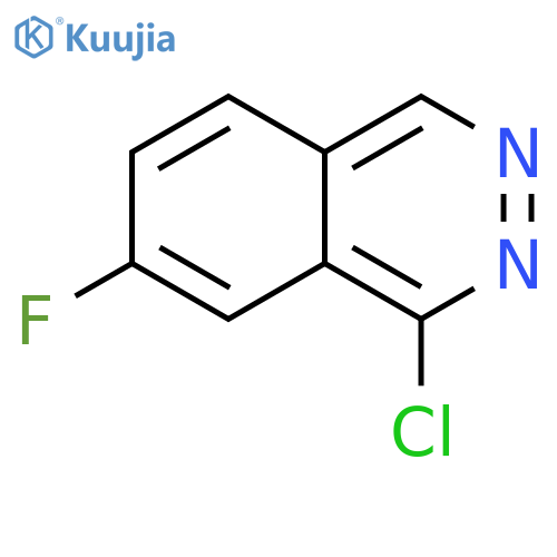 1-Chloro-7-fluorophthalazine structure