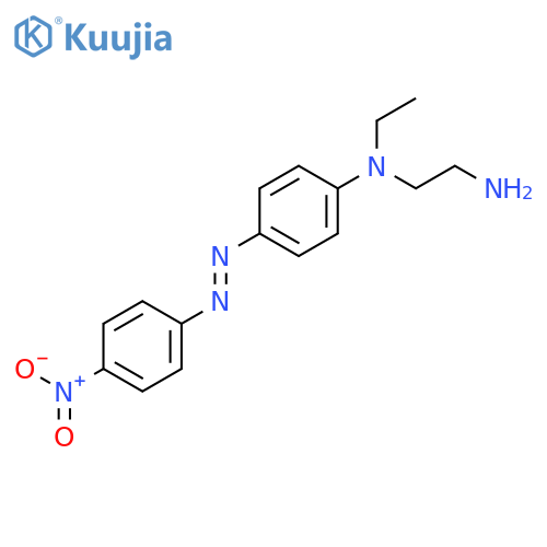 1,2-Ethanediamine, N-ethyl-N-[4-[(4-nitrophenyl)azo]phenyl]- structure
