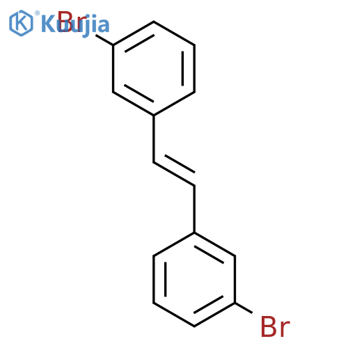 Benzene, 1,1'-(1E)-1,2-ethenediylbis[3-bromo- structure