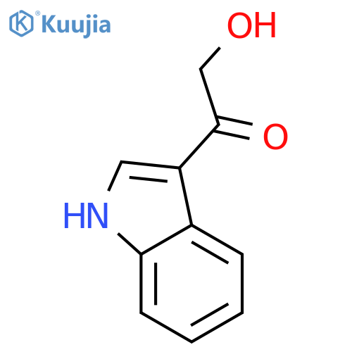 2-Hydroxy-1-(1H-indol-3-yl)ethanone structure
