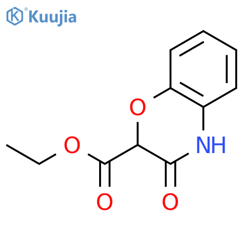 Ethyl 3-Oxo-3,4-dihydro-2H-1,4-benzoxazine-2-carboxylate structure