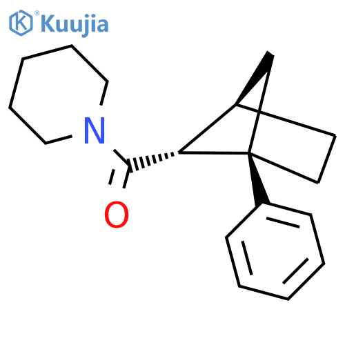 rac-1-[(1R,4R,5R)-1-phenylbicyclo[2.1.1]hexane-5-carbonyl]piperidine structure