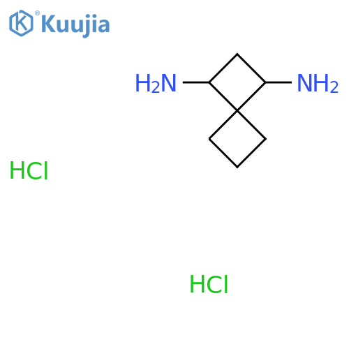 Spiro[3.3]heptane-1,3-diamine;dihydrochloride structure