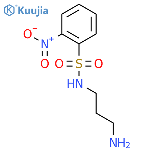Benzenesulfonamide,N-(3-aminopropyl)-2-nitro- structure