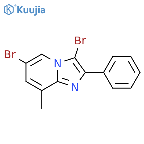 3,6-Dibromo-8-methyl-2-phenylimidazo[1,2-a]pyridine structure