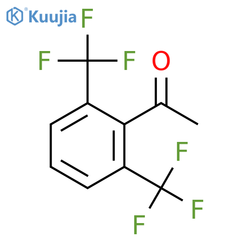 Ethanone, 1-[2,6-bis(trifluoromethyl)phenyl]- structure