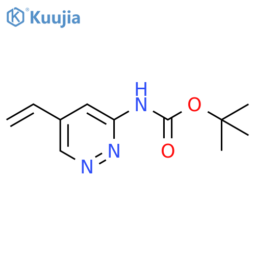 1,1-Dimethylethyl N-(5-ethenyl-3-pyridazinyl)carbamate structure