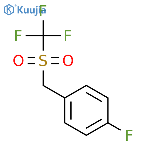 4-Fluorophenyl(trifluoromethylsulfonyl)methane structure