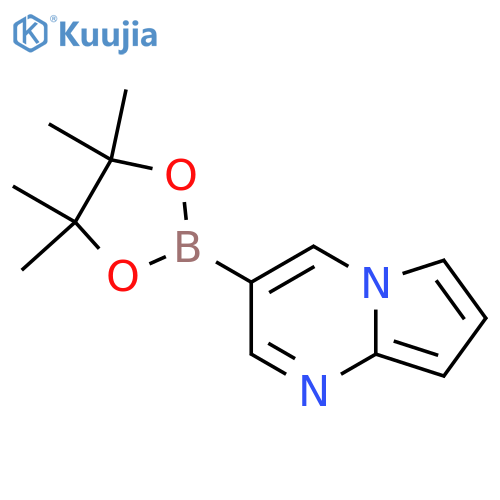 3-(4,4,5,5-Tetramethyl-1,3,2-dioxaborolan-2-yl)pyrrolo[1,2-a]pyrimidine structure