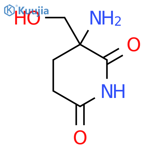 3-Amino-3-(hydroxymethyl)piperidine-2,6-dione structure