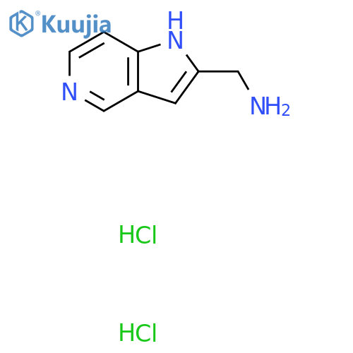 (1H-Pyrrolo[3,2-c]pyridin-2-yl)methanamine dihydrochloride structure