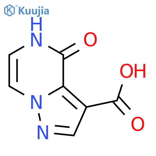 Pyrazolo[1,5-a]pyrazine-3-carboxylic acid, 4,5-dihydro-4-oxo- structure