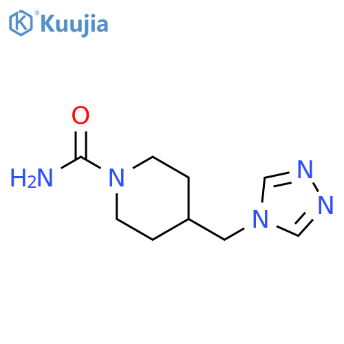 4-(1,2,4-Triazol-4-ylmethyl)piperidine-1-carboxamide structure