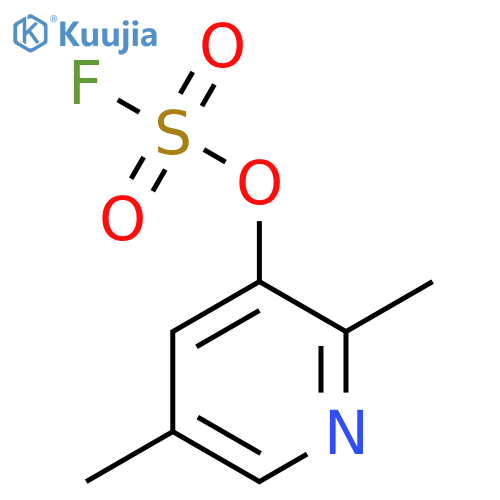 3-Fluorosulfonyloxy-2,5-dimethylpyridine structure